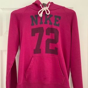 Magenta Nike Pullover Hoodie